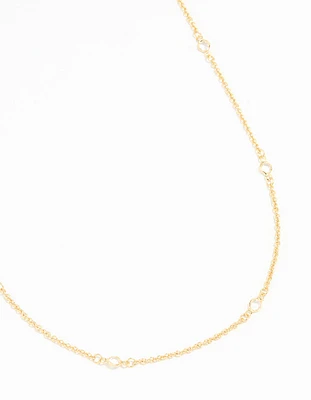 Gold Plated Diamante Waist Chain
