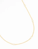 Gold Plated Diamante Waist Chain