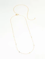 Gold Plated Semi Precious Stone Waist Chain