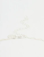Silver Plated Letter L Heart Locket