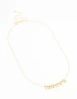 Gold Plated Bubble Taurus Necklace
