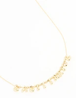 Gold Plated Bubble Sagittarius Necklace