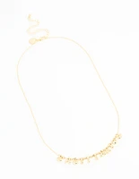 Gold Plated Bubble Sagittarius Necklace