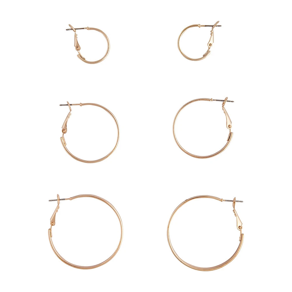 Gold Flat Sleeper Hoop Pack