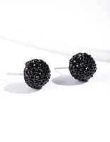 Plastic Jelly Tot Ball Earrings