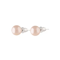 Pink Classic Ball Earrings