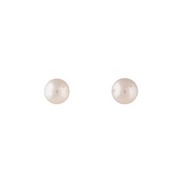 Pink Classic Ball Earrings