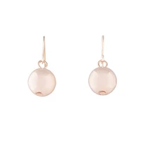 Rose Gold Mini Ball Drop Earrings