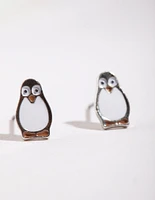 Mini Penguin Stud Earrings
