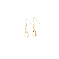 Mixed Metal Double Disc Drop Earrings