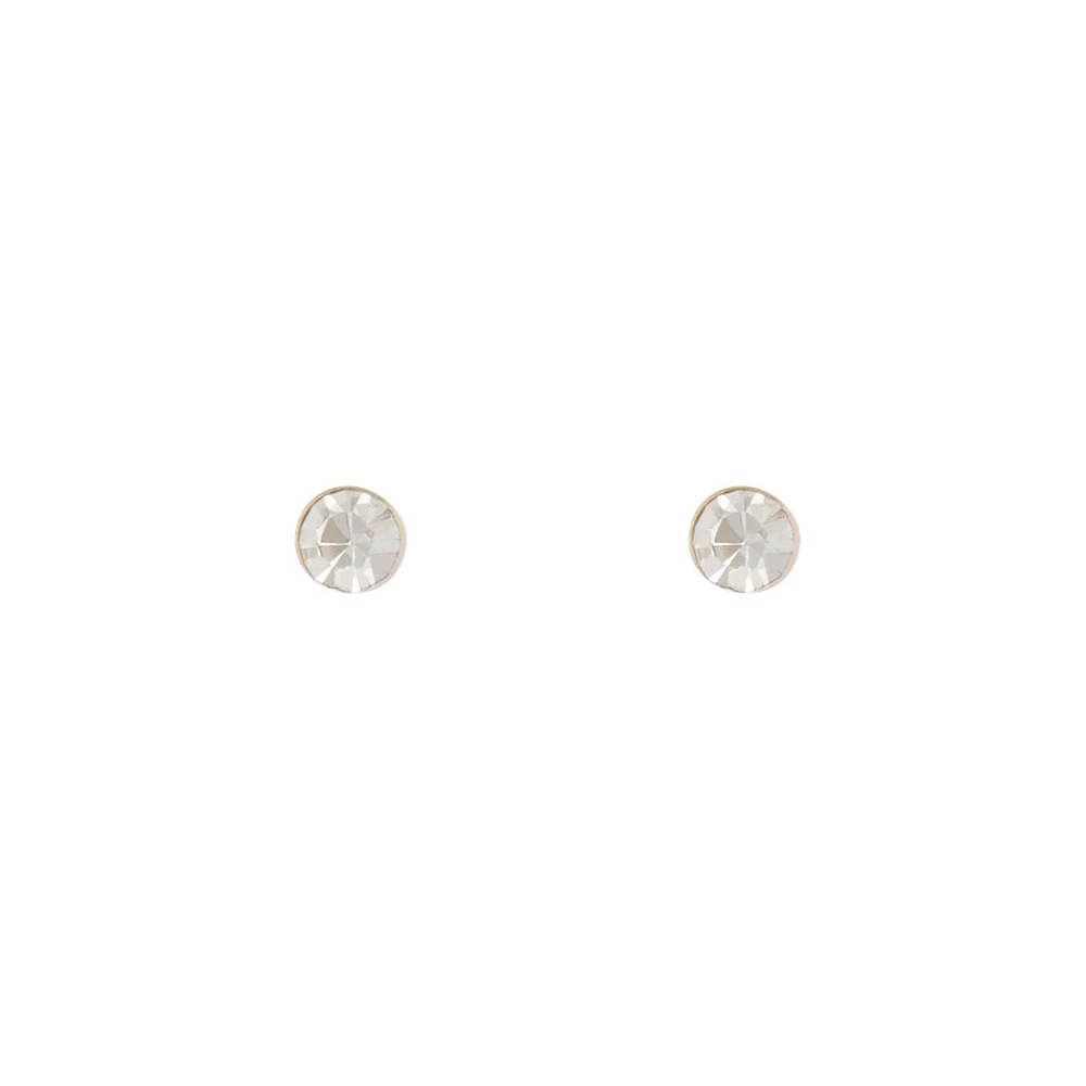 Small Diamante Stud Earrings