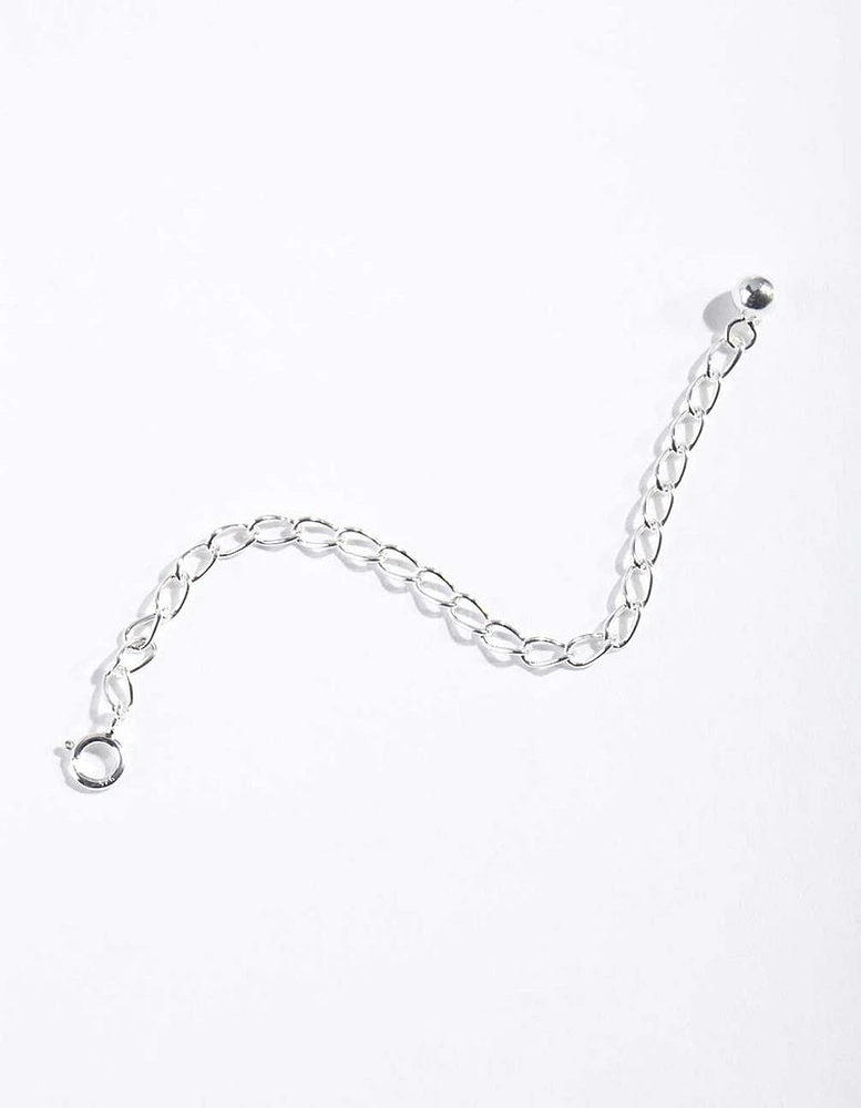 Silver Extension Chain Necklace