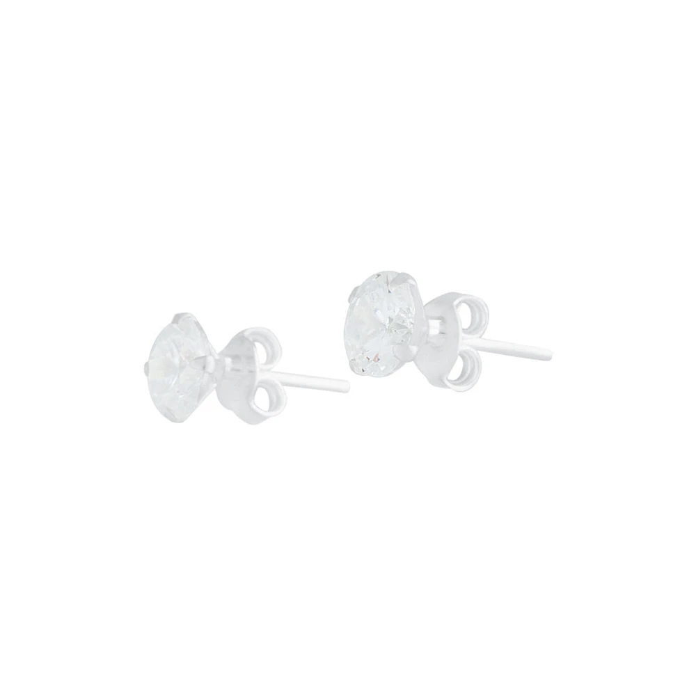 Sterling Silver Cubic Zirconia Stud