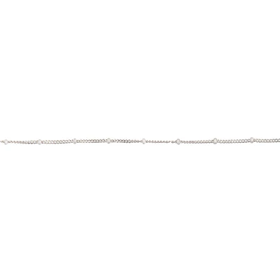 Sterling Silver Bead Chain Anklet
