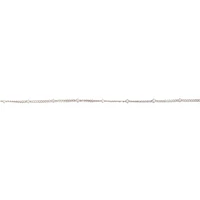 Sterling Silver Bead Chain Anklet