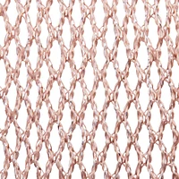 Rose Gold Long Crochet Scarf