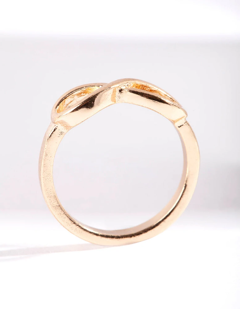 Gold Infinity Ring