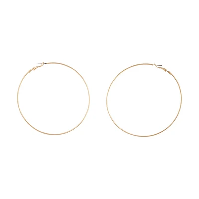 Gold Super Hoop Earrings