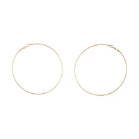 Gold Super Hoop Earrings