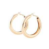 Gold Chunky Hoop Earrings