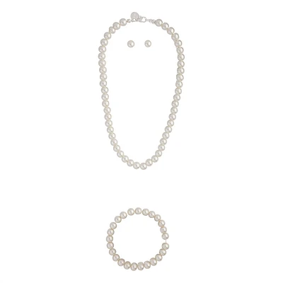 Classic Pearl Jewellery Set