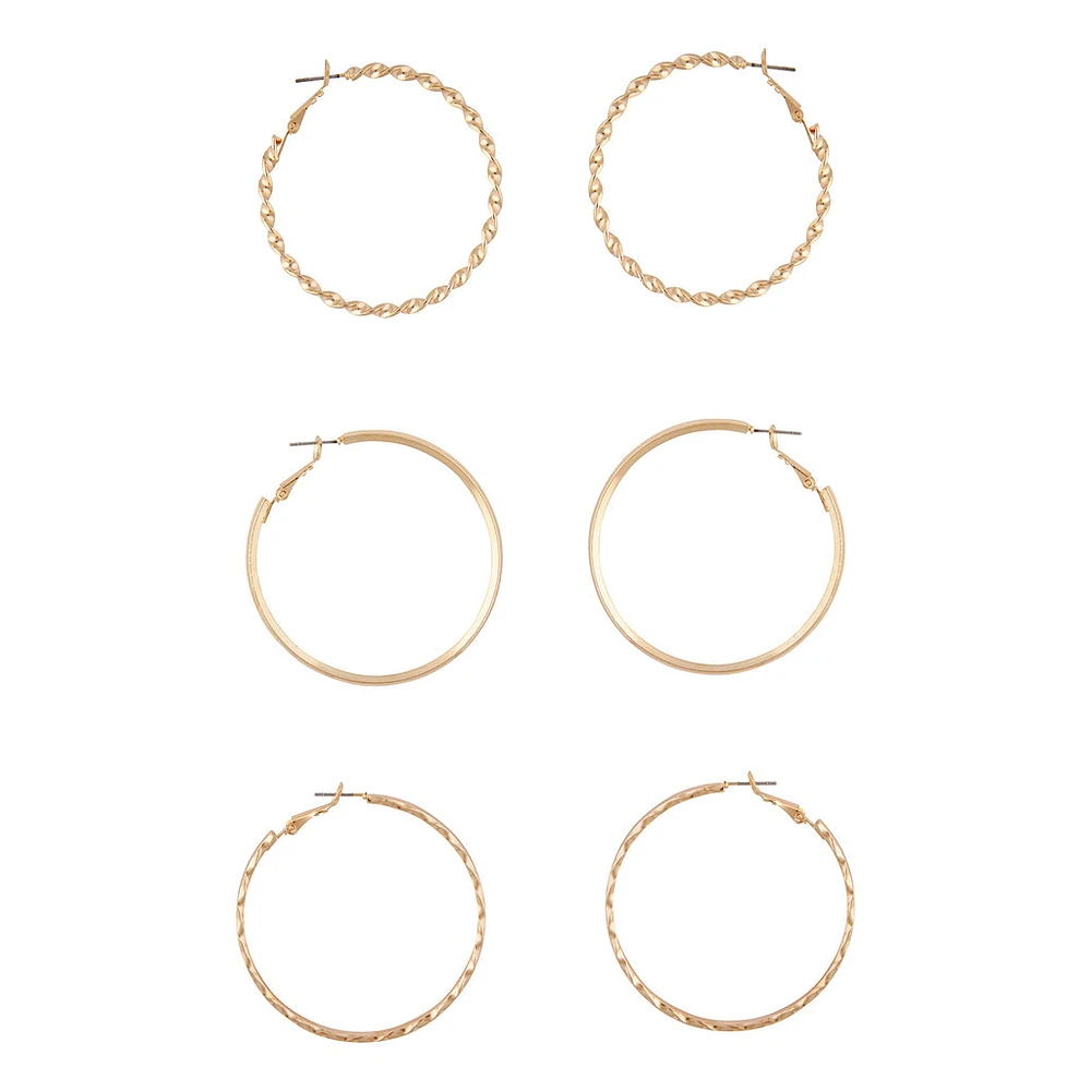 Gold Ultimate Hoop Earring Pack