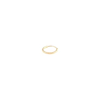 Gold Plated Sterling Silver Diamond Cut Nose Ring