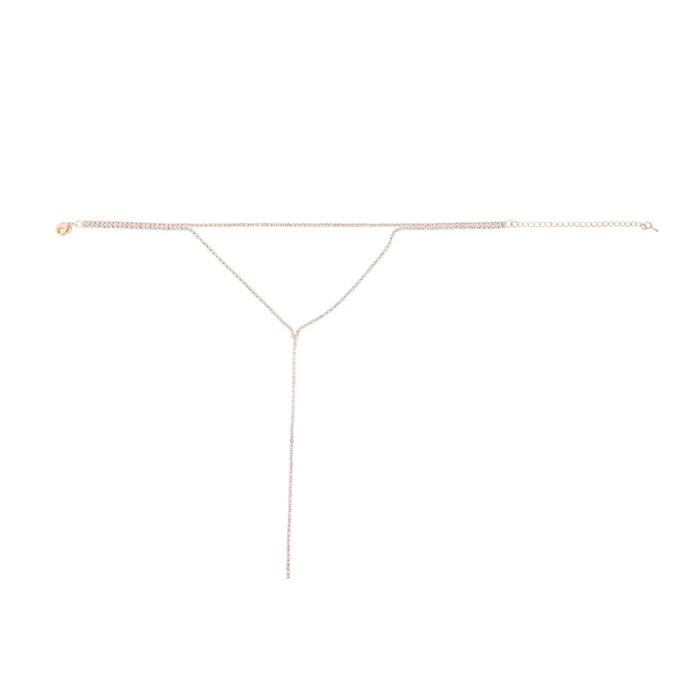 Rose Gold Cup Chain Layer Choker