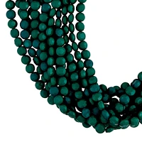 Gold Green Twelve Layer Facet Bead Necklace