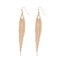 Gold Cascading Drop Earrings