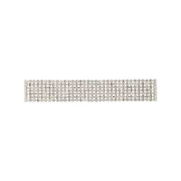 Silver Thick Diamante Choker