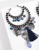 Blue Drop Earrings