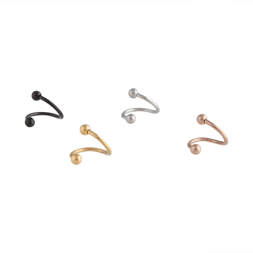 Mixed Metals Twist Earring 4-Pack