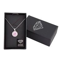 Rose 4 Claw Crystal Pendant Necklace