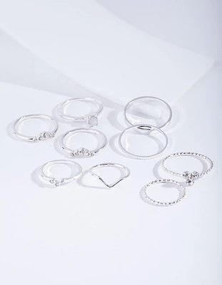 Silver Fine Moonstone Ring Pack