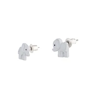 Mini Elephant Stud Earrings
