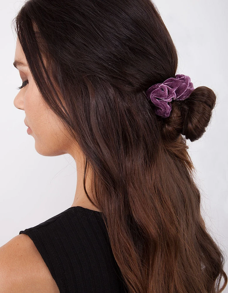 Berry Velvet Scrunchie Pack