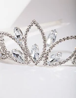 Silver Diamante Stone Tiara