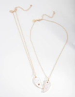 Kids Little & Big Sister Necklace Set