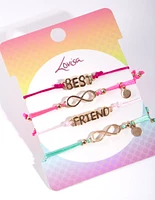 Kids BFF Infinity Bracelet 4-Pack