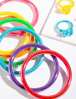 Kids Multi Bracelet Ring Set