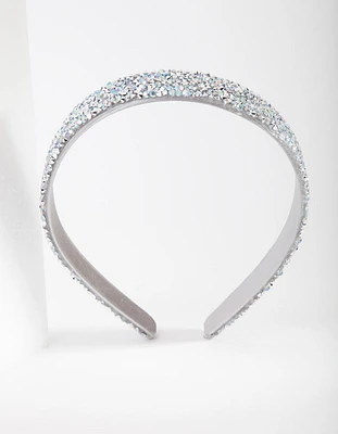 Kids Silver Sparkle Headband