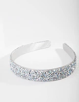 Kids Silver Sparkle Headband