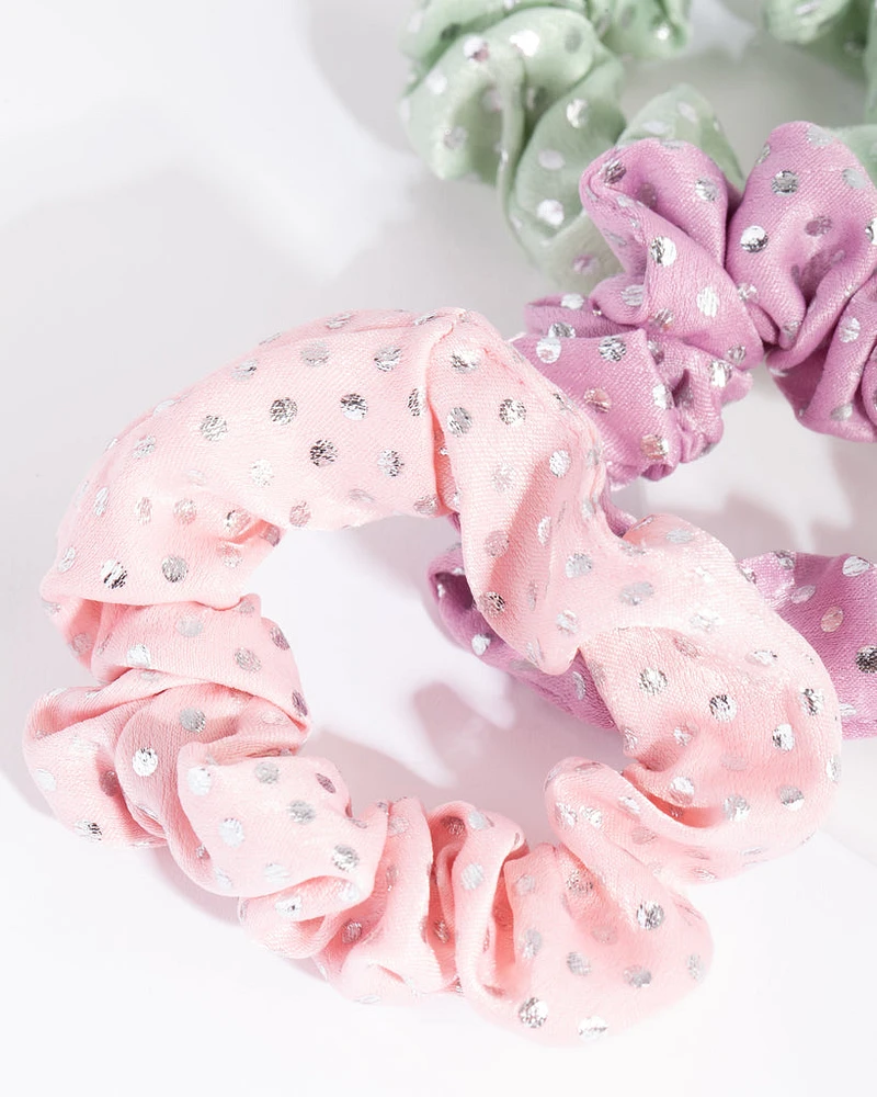 Kids Polka Dot Scrunchie Pack