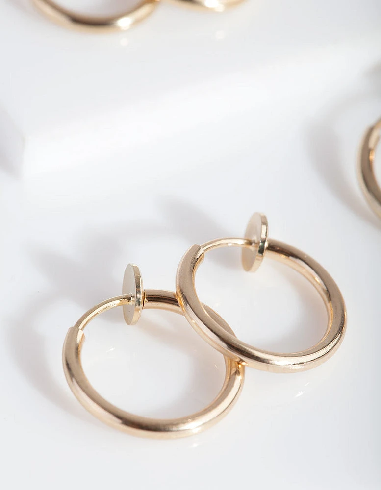 Gold Faux Body Rings 7-Pack