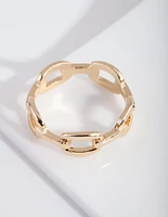 Gold Fine Chain Ring