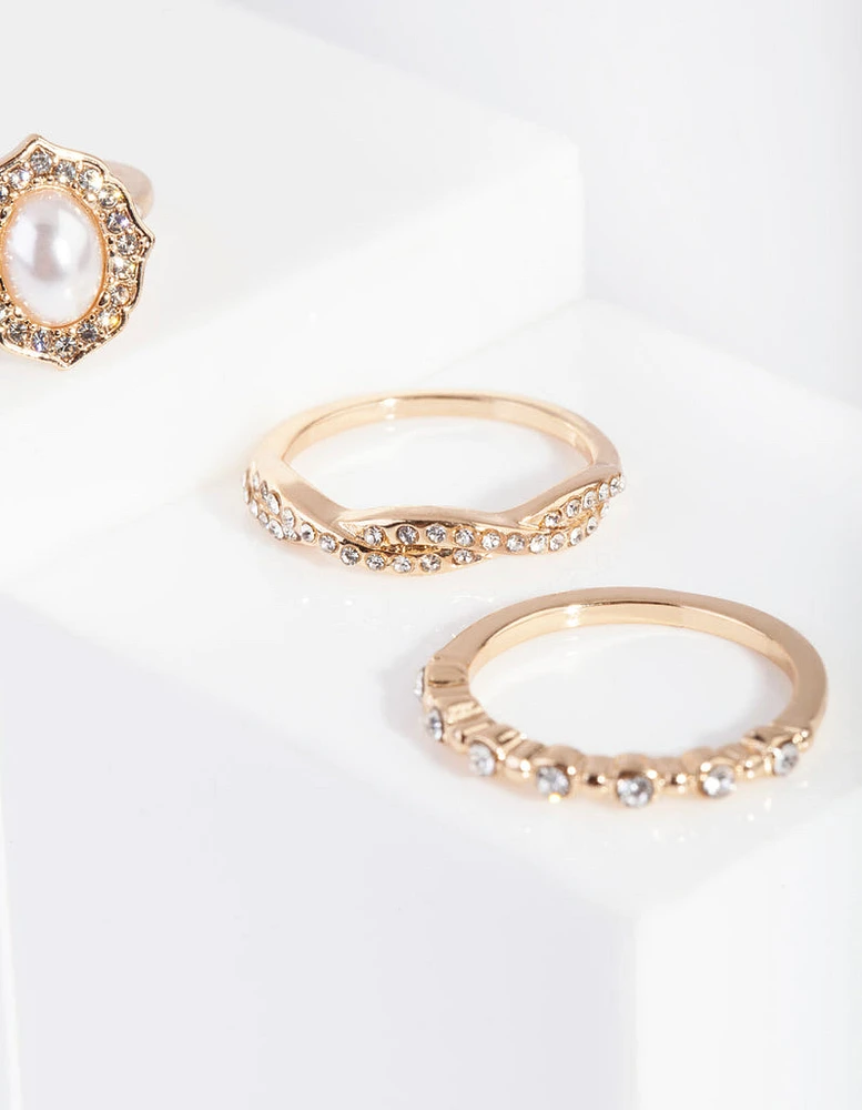 Gold Classic Engagement Ring Pack