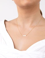 Gold Plated Sterling Silver Heart Cut-Out Necklace
