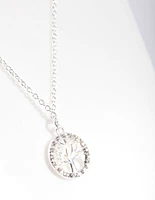 Sterling Silver Cubic Zirconia Tree Of Life Necklace