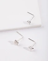 Sterling Silver Cubic Zirconia Nose Stud Pack